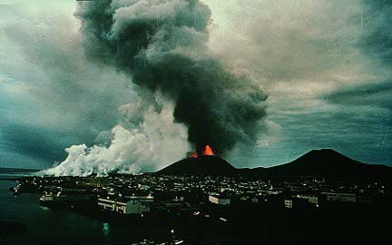 Eruption Eldfell